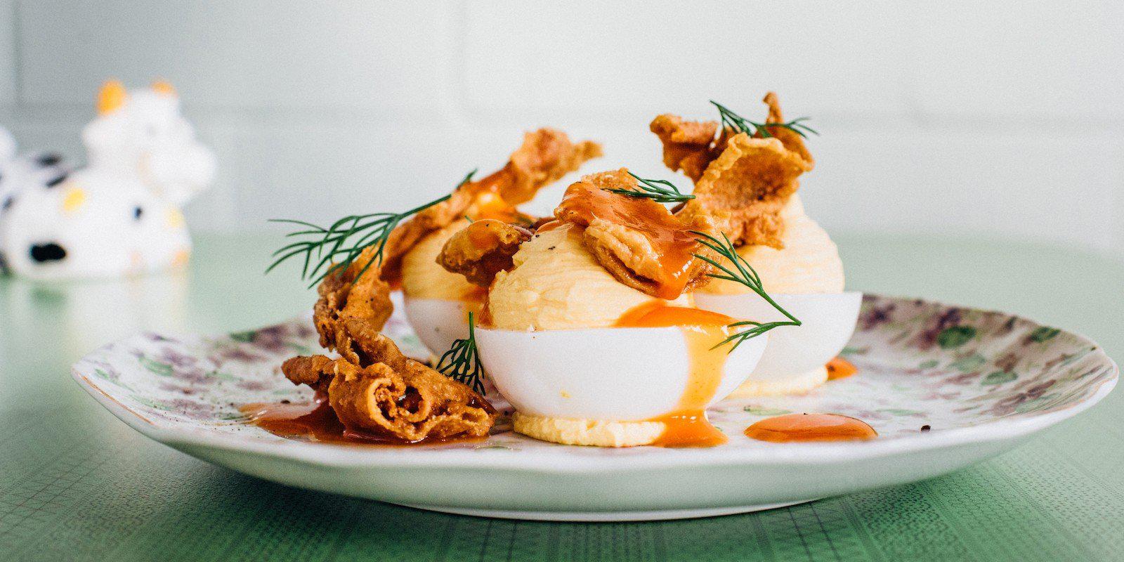 Turkey and the Wolf's Deviled Eggs – Duke's Mayo