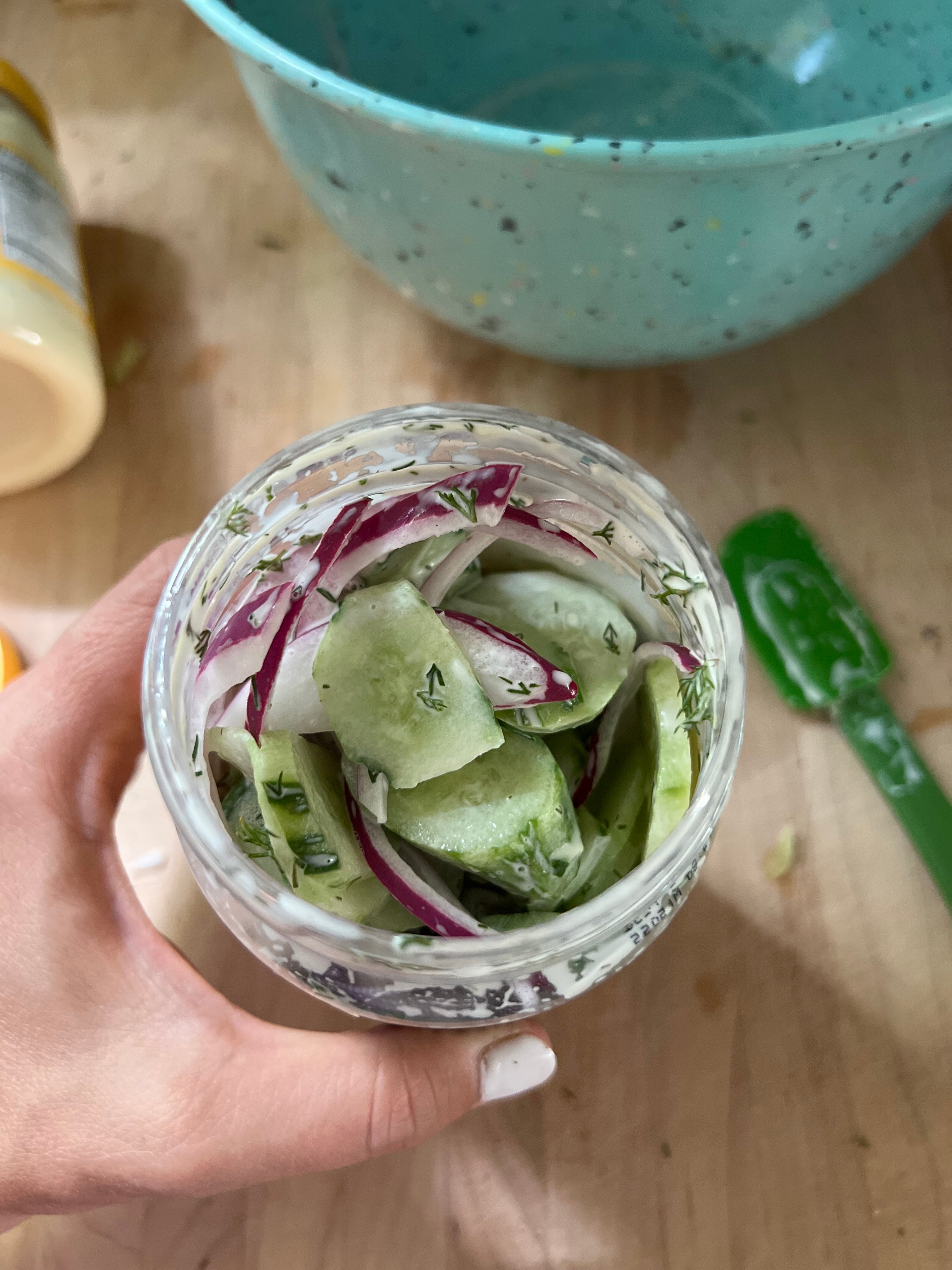 Duke’s Jar Cucumber Salad – Duke's Mayo