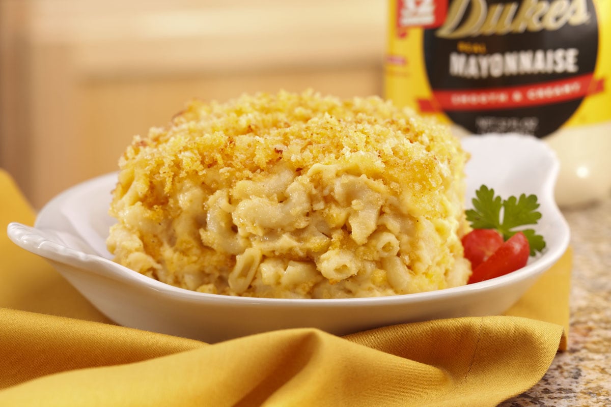 Duke's Baked Macaroni and Cheese with Baked Panko Crust – Duke's Mayo