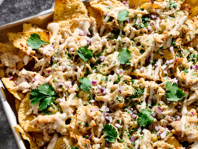 Alabama White Sauce BBQ Chicken Nachos