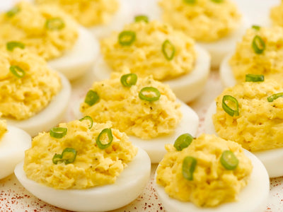 Duke's Sandwich Relish Deviled Eggs