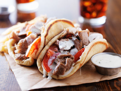 Gyros with Tzzatziki Sauce