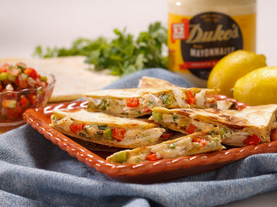 Vegetarian Bell Pepper Quesadilla